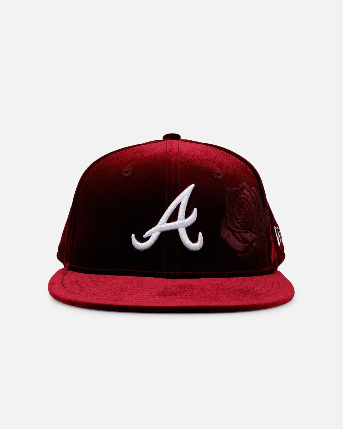 New Era Atlanta Braves 'Velvet Roses' 59FIFTY Fitted Maroon
